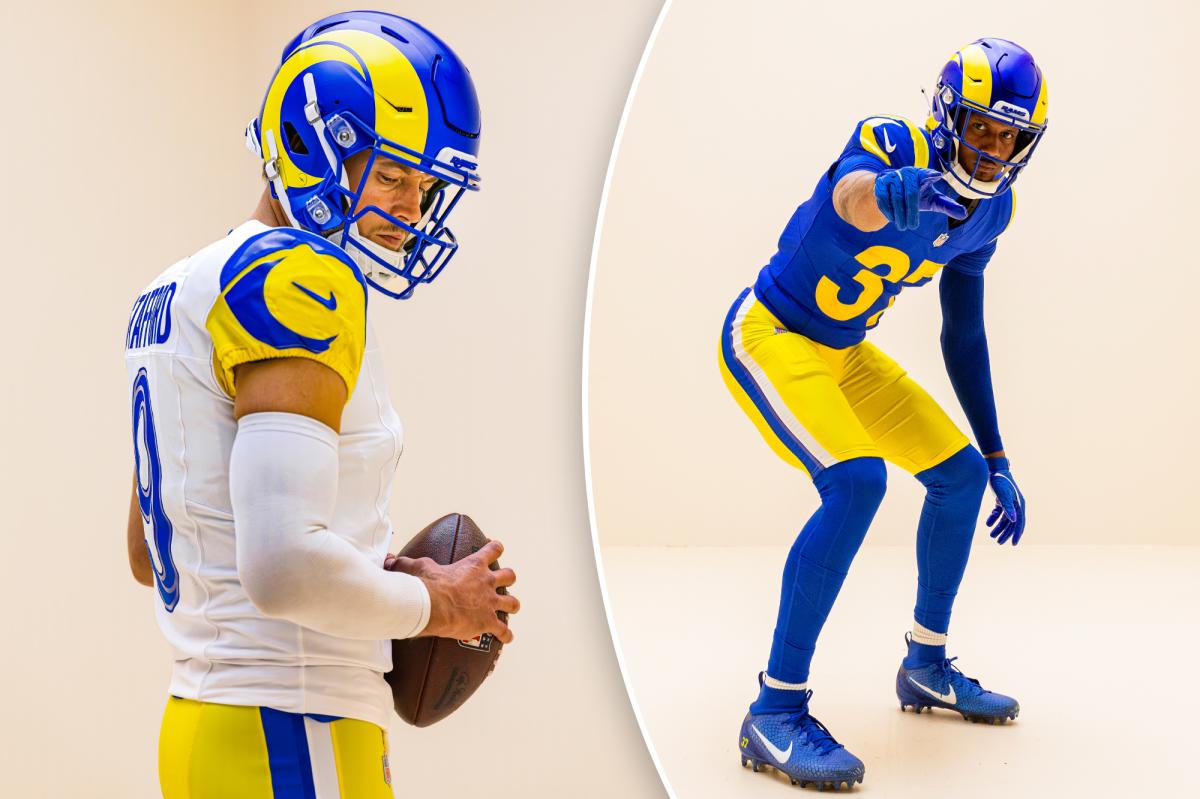 The Los Angeles Rams changed their logo and uniforms in the heart of ...