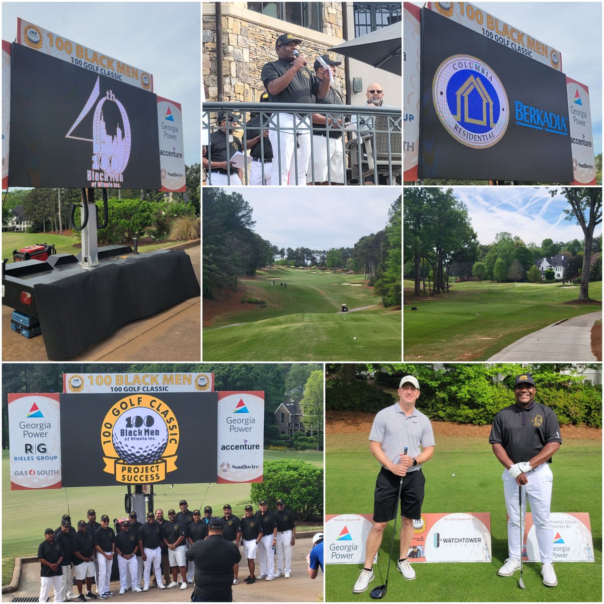 WTSecurity's tweet photo. Rewarding day at the @100BMofATL Golf Classic. Proud to support something making a real impact. 
#100BlackMenOfAtlanta #ForeverMultifamily https://t.co/XHOfwl1Fop