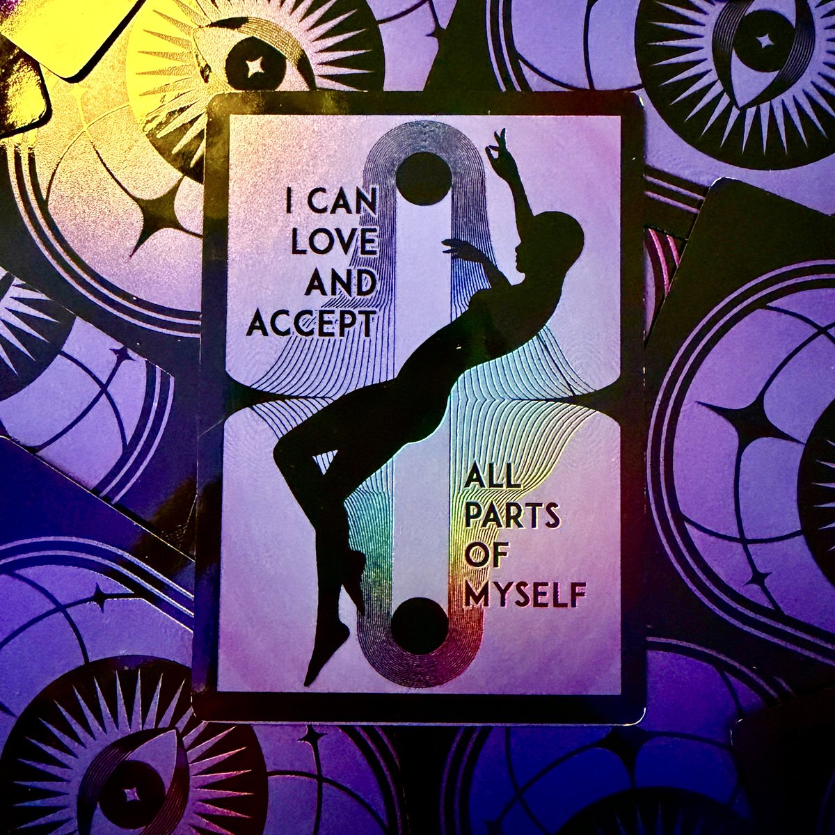 TheMadamAdam's tweet image. ✨✨✨
From EVENTIDE - Messages of Affirmation 
by Threads of Fate 

#madamadam #affirmations #lgbtqia #wellness #witch