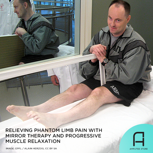 amputeestore's tweet image. Could pairing 2 techniques help ease phantom limb pain? This article looked at research suggesting that mirror therapy, combined with progressive muscle relaxation, may help reduce phantom limb pain in people with lower-limb loss. zurl.co/qmlue #painmanagement #amputee