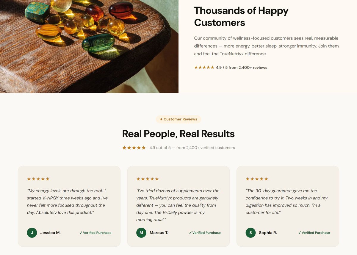 WebBuilders_USA's tweet image. Finished this e-commerce website for TrueNutriyx ✨ — clean, modern, product-focused, and built to create a smooth shopping experience 💚🌿 

🌐 truenutriyx.com

#WebDesign #EcommerceDesign #UIDesign