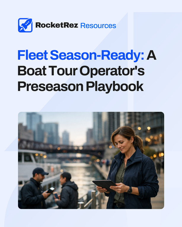 rocketrez's tweet photo. Boat tour “opening day” isn’t one day—it’s weeks of scheduling, training, OTA setup, manifests, and hardware testing that must click on day 1.

We built a preseason playbook for boat tour operators ↓
https://t.co/OfJgwbcyXy

#BoatTours #MarineAttractions #Operations #Ticketing https://t.co/jHqoqEhgUc