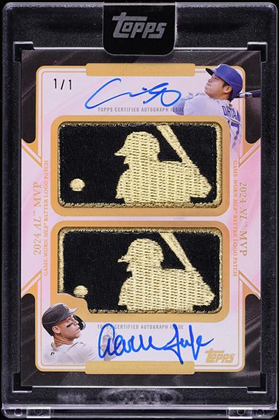 One week after Judge's Superfractor went for $5.2M, the Ohtani/Judge Dual Logoman Auto 1/1 sold for $2.16M.

Two cards. Two superstars. $7.36 million in 8 days.

This hobby is different now.