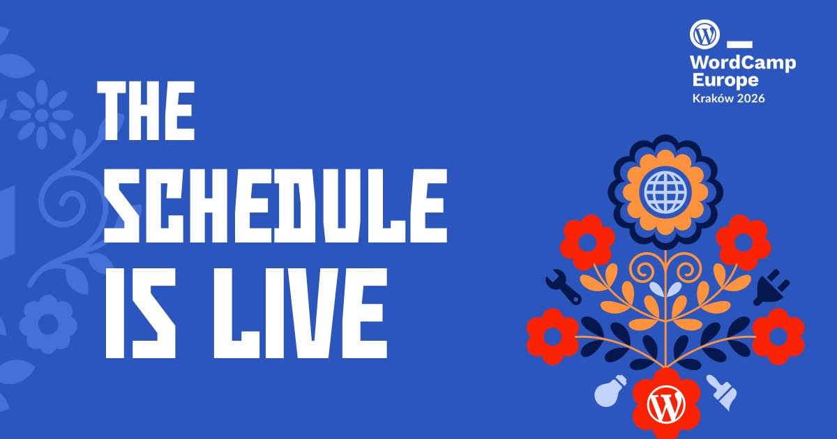 WordCamp Europe tweet media