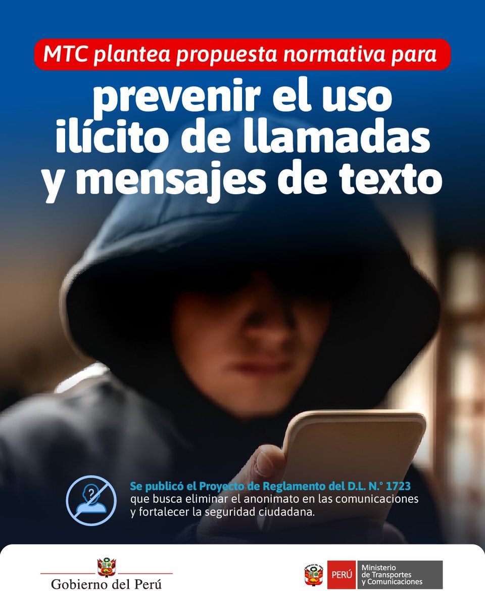 Ministerio de Transportes y Comunicaciones tweet media