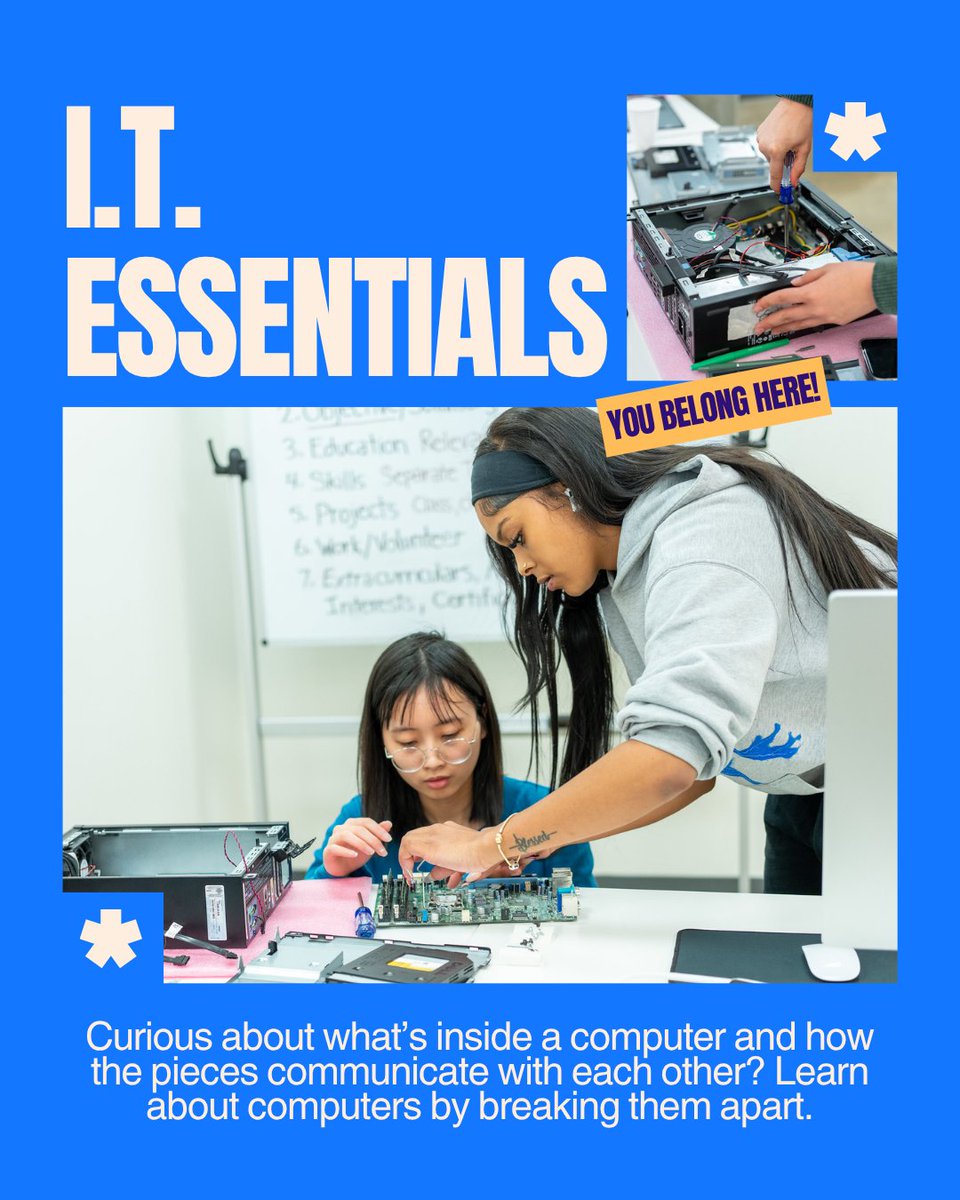 devmissionorg's tweet image. Interested in a career in IT? Our Pre-Apprenticeship Program teaches you everything you need to start your IT journey. Limited spots, apply now at devmission.org or hit the link in our bio!

#TechCareers #SummerProgram #BayAreaOpportunities #STEMCareers #ITTraining