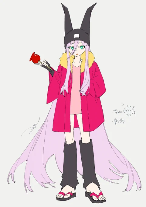他のキャラデザで分かりやすいのはここらへんかも。メモはデザインの時のテーマ。他にも登場してないキャラ含めて結構いるけど上裏の話は一旦終わります。久々に自分の創作見せれて楽しかったです!