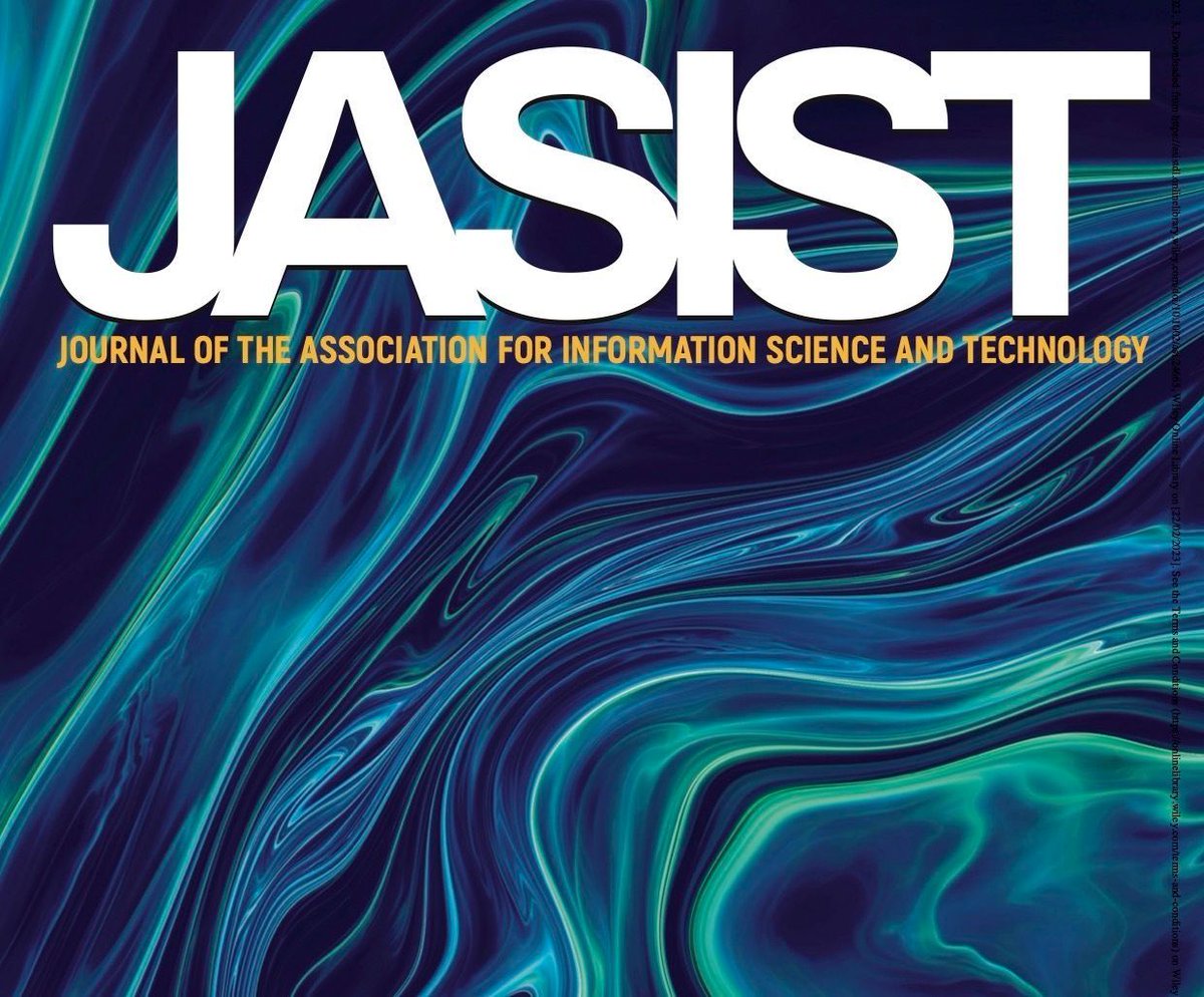 JASIST tweet media
