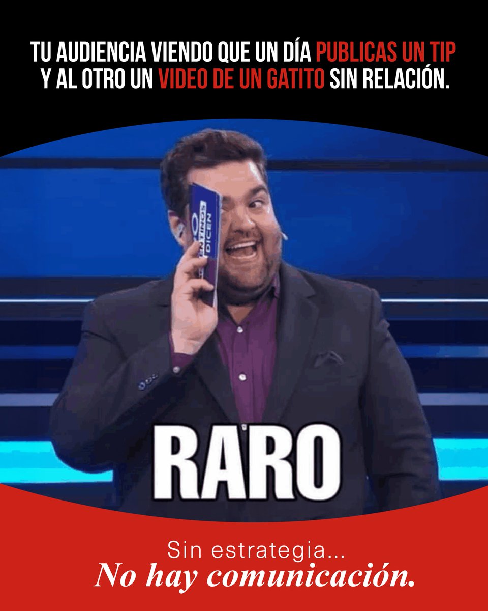 3comunicaciones's tweet photo. Sin estrategia no hay comunicación.
Solo ruido. https://t.co/KK6EeVjz7r