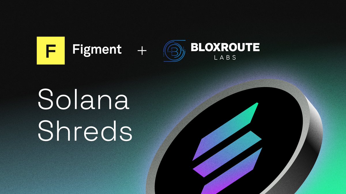 Figment_io's tweet photo. Figment's Solana shred data is now live on @bloxroute BDN.

Shreds arrive before block finalization, aka the fastest available signal on Solana.

For traders and market makers, that timing matters.

Read more 🔗
https://t.co/rLR5FsON7H https://t.co/Dh5eSFXqHL