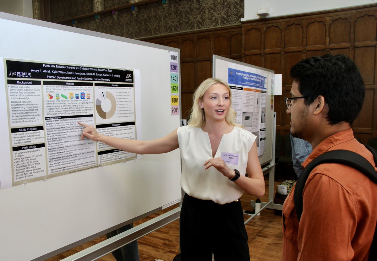 PurdueHHS's tweet photo. 🎉 Congratulations to all of the HHS undergraduate students who participated in the @PurdueOUR expo on Tuesday. We love seeing our students proudly present their hard work and research findings.
#PurdueHHS #PurdueUniversity https://t.co/ecKOglNGyp