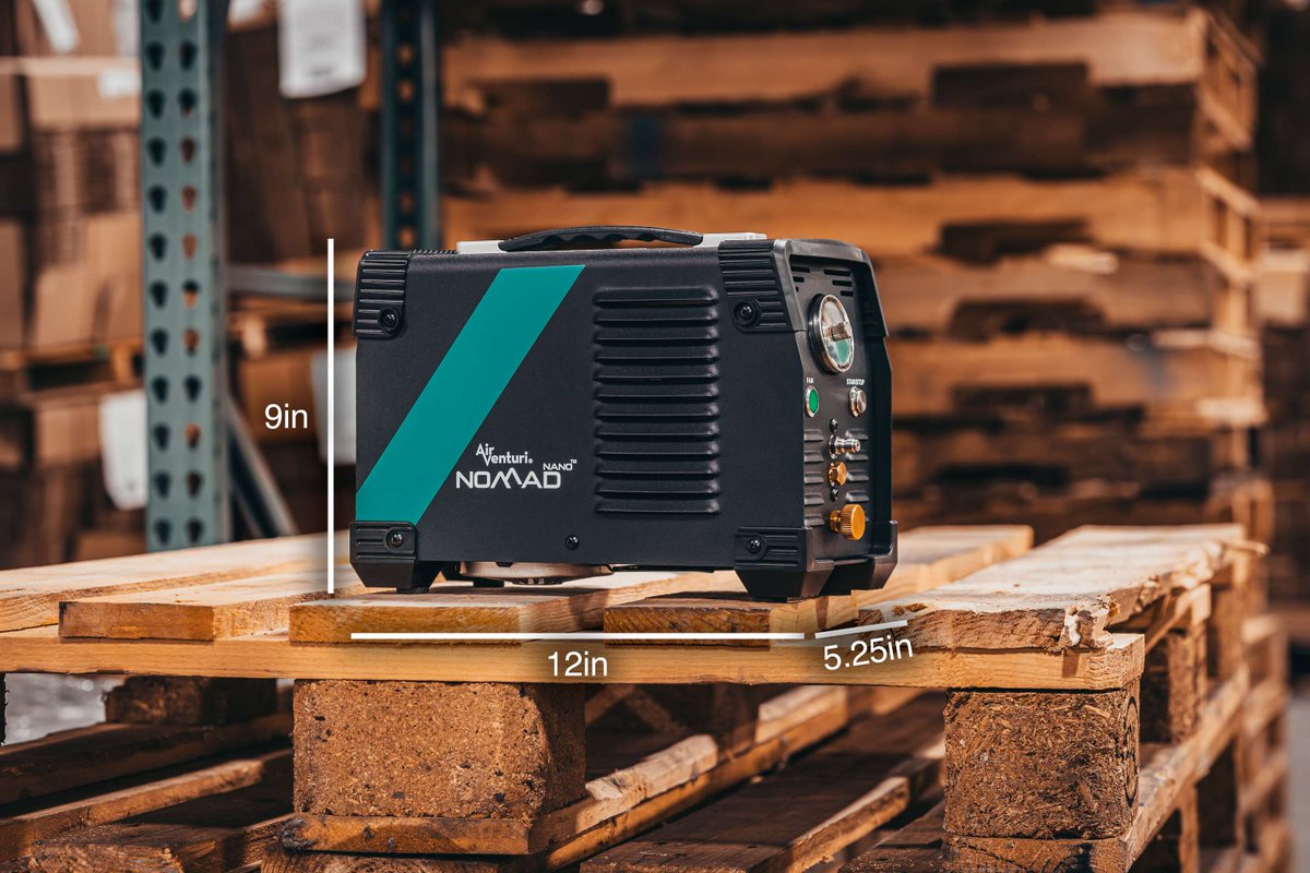 AirVenturi's tweet photo. We’ve engineered the ultimate portable solution for the airgun community. Whether you’re at the range or in the field, the Nano provides high-pressure air with an industrial-grade build that fits anywhere. Precision performance, minimized. https://t.co/Ng23PJvu71