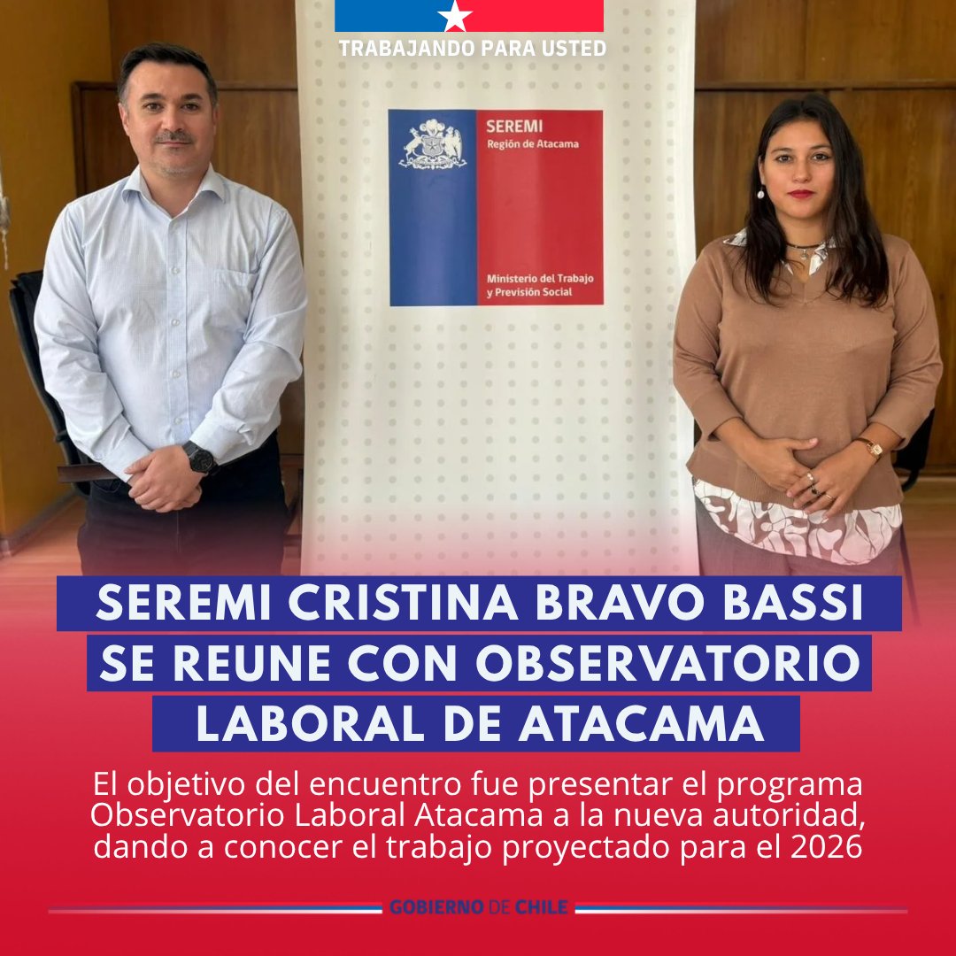 Seremi del Trabajo y Previsión Social - Atacama tweet media