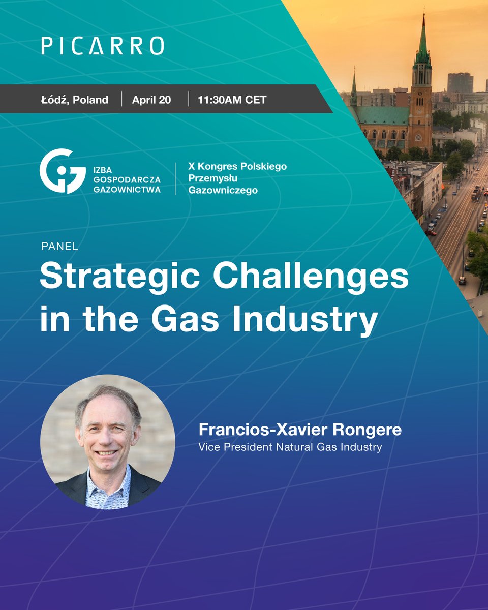 Picarro's tweet photo. How can the gas industry navigate EU rules, market shifts &amp; the energy transition? Catch Picarro’s François-Xavier Rongere at KPPG as he explores barriers to growth—and why innovations like Picarro’s Network Intelligence matter. 🔗 https://t.co/1NJlIAxF61 

#EmmisionReduction https://t.co/zWphsBwDQr