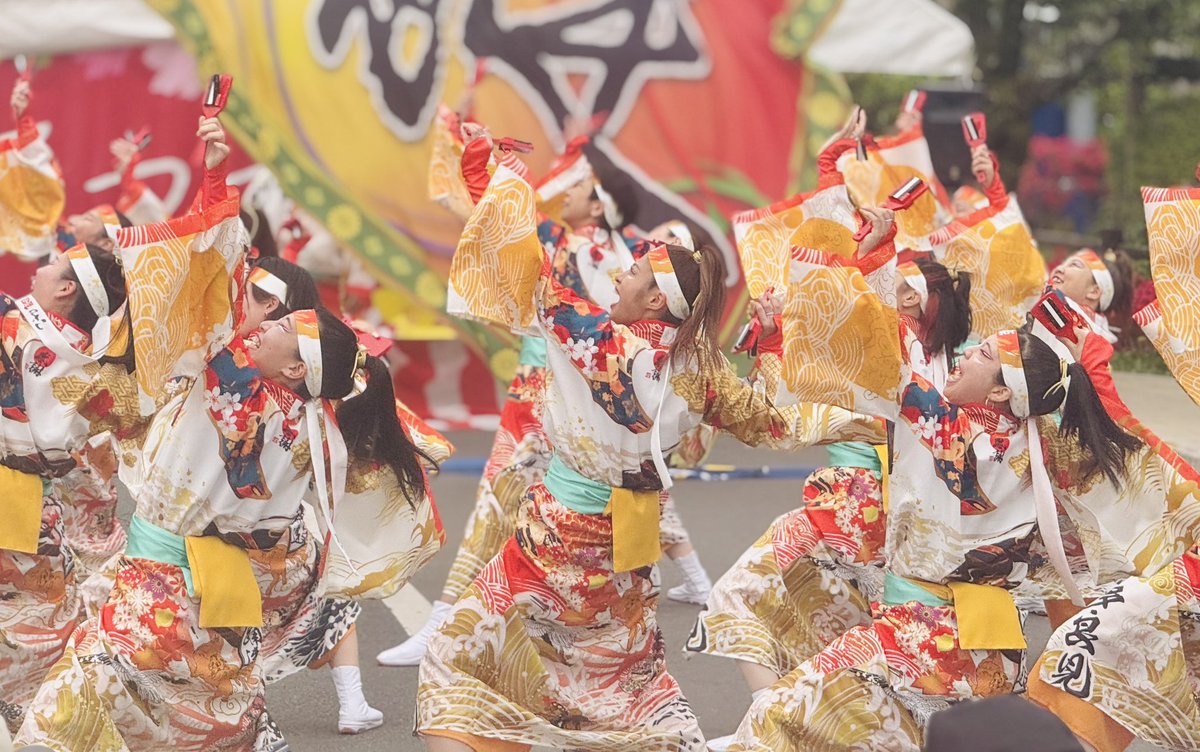youiti___0408's tweet photo. 多良見YOSAKOI楽踊連　いざ、（2部演舞）
第14回よかばいYOSAKOI来てみん祭
〜春嵐舞〜in諫早つつじ祭り2026.04.12 

#多良見YOSAKOI楽踊連
#第14回よかばいYOSAKOI来てみん祭
#よかばいYOSAKOI来てみん祭
#諫早つつじ祭り https://t.co/dQvn9fvJR5