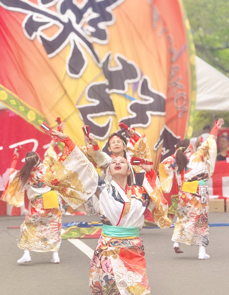 youiti___0408's tweet photo. 多良見YOSAKOI楽踊連　いざ、（2部演舞）
第14回よかばいYOSAKOI来てみん祭
〜春嵐舞〜in諫早つつじ祭り2026.04.12 

#多良見YOSAKOI楽踊連
#第14回よかばいYOSAKOI来てみん祭
#よかばいYOSAKOI来てみん祭
#諫早つつじ祭り https://t.co/dQvn9fvJR5