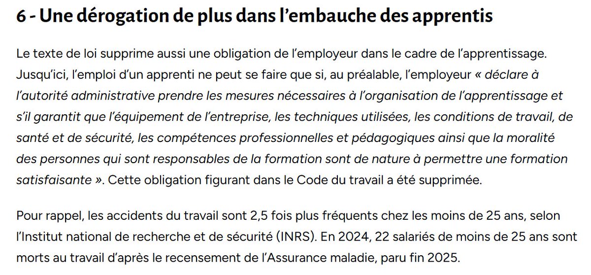 Infos Santé Sécurité et Conditions de Travail tweet media