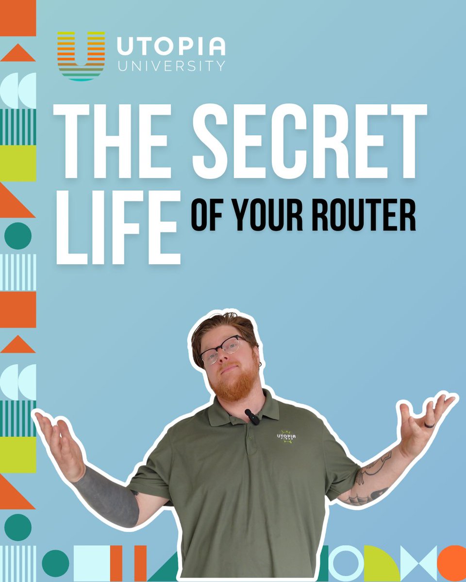 UTOPIAFiber's tweet image. Ever wonder what your router is really up to when you’re not looking? 👀
Spoiler: it deserves more credit (and maybe a better spot than the dusty corner of your house).

Check out the blog and learn more: utopiafiber.com/utopia-univers…

#UTOPIAFiber #FastInternet #ConnectedLife