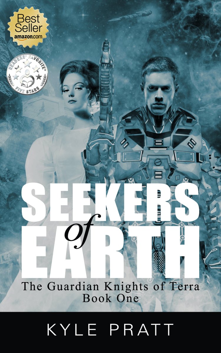AuthorKylePratt's tweet image. Seekers of Earth, book 1 of The Guardian Knights of Terra is a bestselling, award-winning #sci-fi space warfare adventure available now on Amazon as a paperback and on Kindle. 👉 amazon.com/Seekers-Earth-… #KylePratt