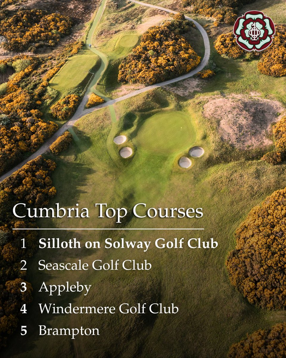 top100golf's tweet photo. North West Rankings are live. We are proud to release Cheshire, Cumbria, Lancashire, Merseyside (New) and Greater Manchester (New)! https://t.co/u6Rv0Cd4d9