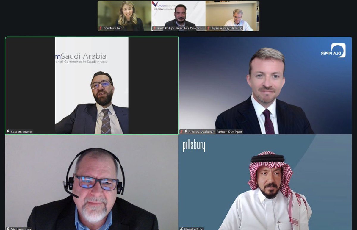ArfajLaw's tweet photo. At an @AmChamSaudiArabia webinar, @KhalidAlArfaj shared key insights on force majeure under Saudi law—highlighting that it’s not automatic, and the distinction between impossibility and hardship is critical.
#ForceMajeure #SaudiLaw #pillsburylaw https://t.co/UdIMabQZwF