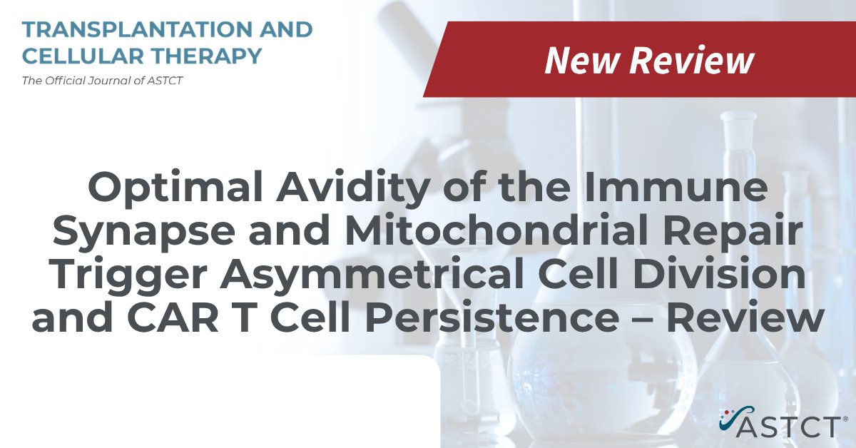 Transplantation and Cellular Therapy Journal tweet media