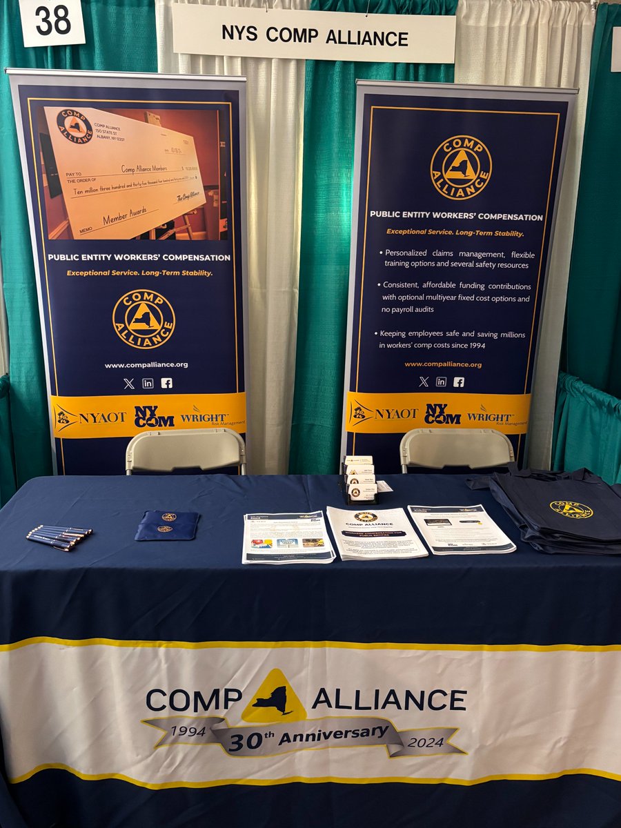 nycompalliance's tweet photo. We're excited to be at the annual @NYGFOA conference. Don't miss a great session: Creating a Successful Succession Plan for the Finance Office, moderated by our very own Executive Director at 12:45 in the Empire Room! https://t.co/jsBXTVb52o