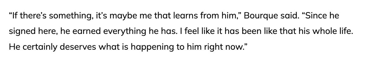 Lassimak's tweet photo. As much as Mavrik Bourque and Hryckowian like to make fun of each other, Mavrik had some very nice things to say about one of his closest friends.

The two friends had wildly different paths — one a first-round pick and one undrafted — but can appreciate each other's journey. https://t.co/V1k9A9VaQt