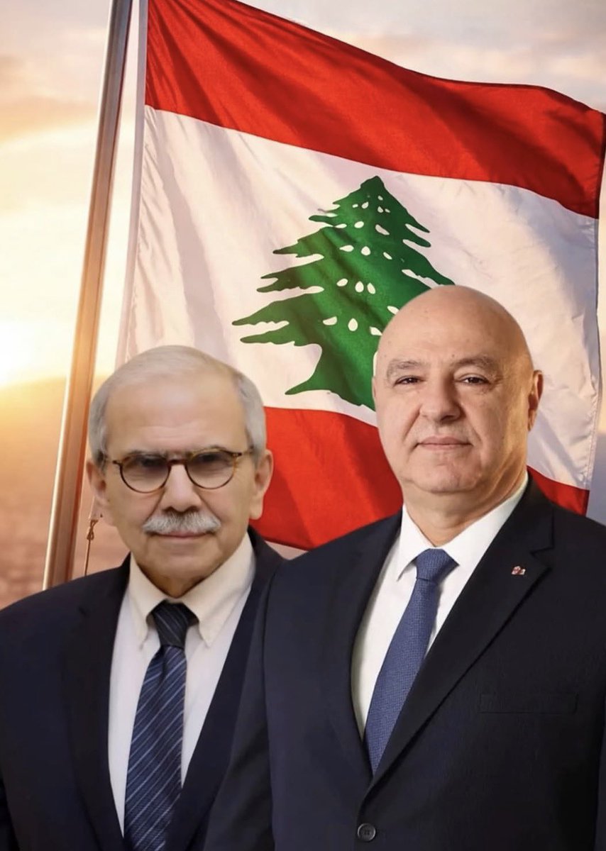 شكراً للثنائي الوطني #جوزيف_عون و #نواف_سلام على وقف اطلاق النار ❤️🇱🇧🙏🏻