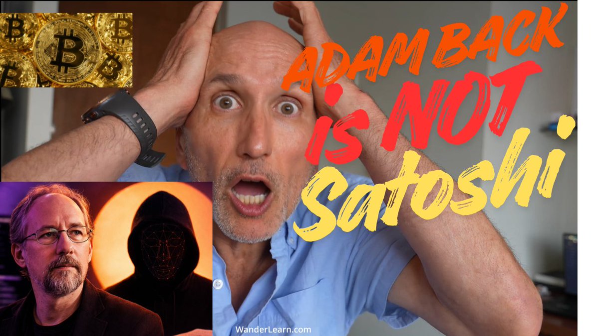 ftapon's tweet photo. The @nytimes published an article by @JohnCarreyrou that declared @adam3us is #SatoshiNakamoto.
I used the book by @benjwallace (&amp; my interview with him) to explain why Adam Back is probably NOT Satoshi. 
Watch &amp; share the video premiere now: 
https://t.co/0Cfm0RdHHX https://t.co/yGTuqtBJJZ