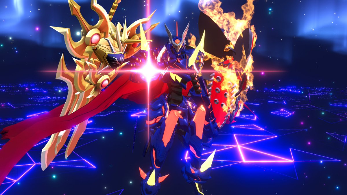 artorikus_vr's tweet photo. Finally finished my RagnaLordmon avatar after a lot of hard work.
Really happy with how it turned out!
I can finally show it off in VRChat.

For these shots I took inspiration from official Digimon Card Game art and some fanart I really liked.

#Digimon #RagnaLordmon #VRChat https://t.co/4AsVASydOk