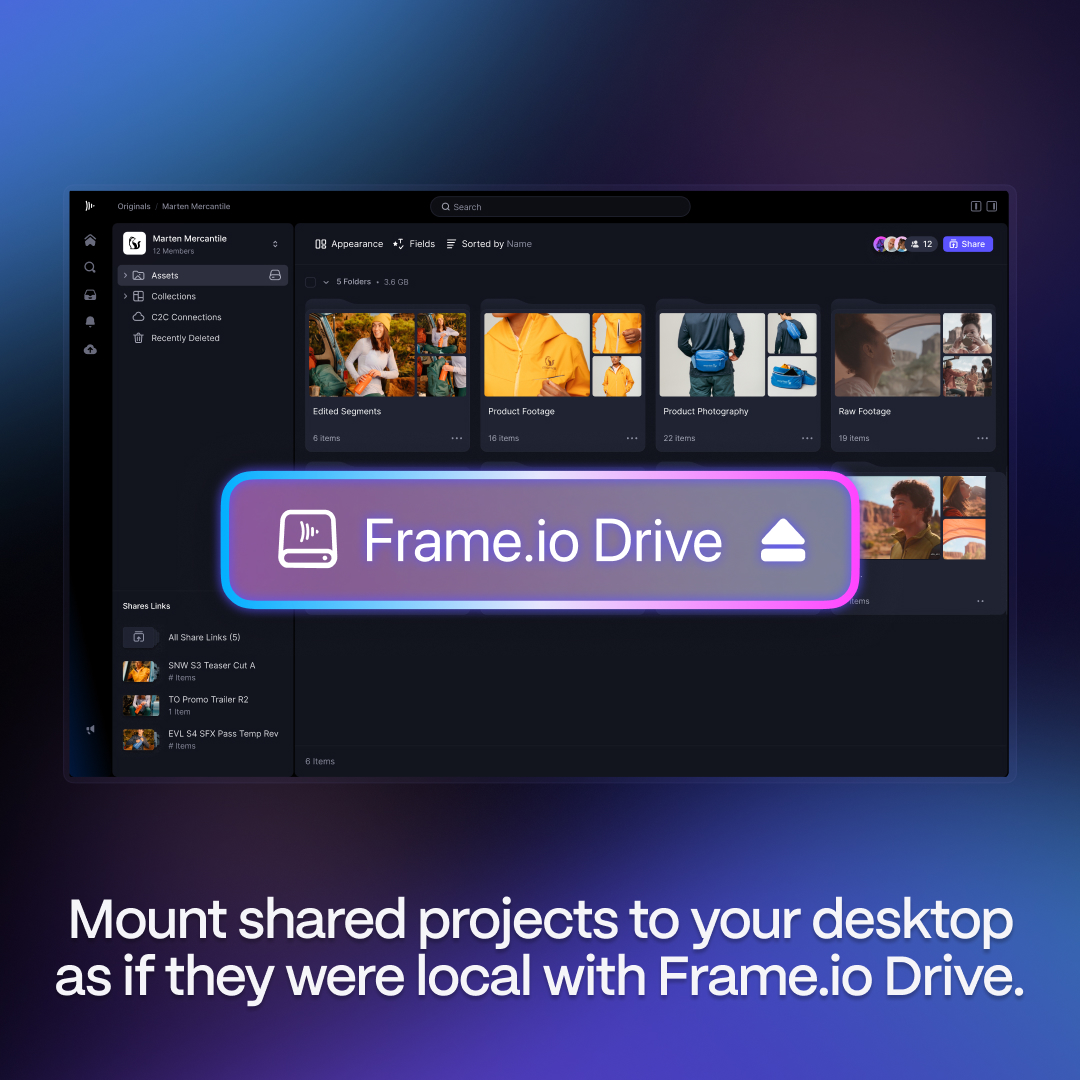 Frame.io tweet media
