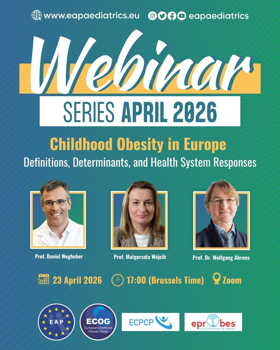 European Academy of Paediatrics (EAP) tweet media