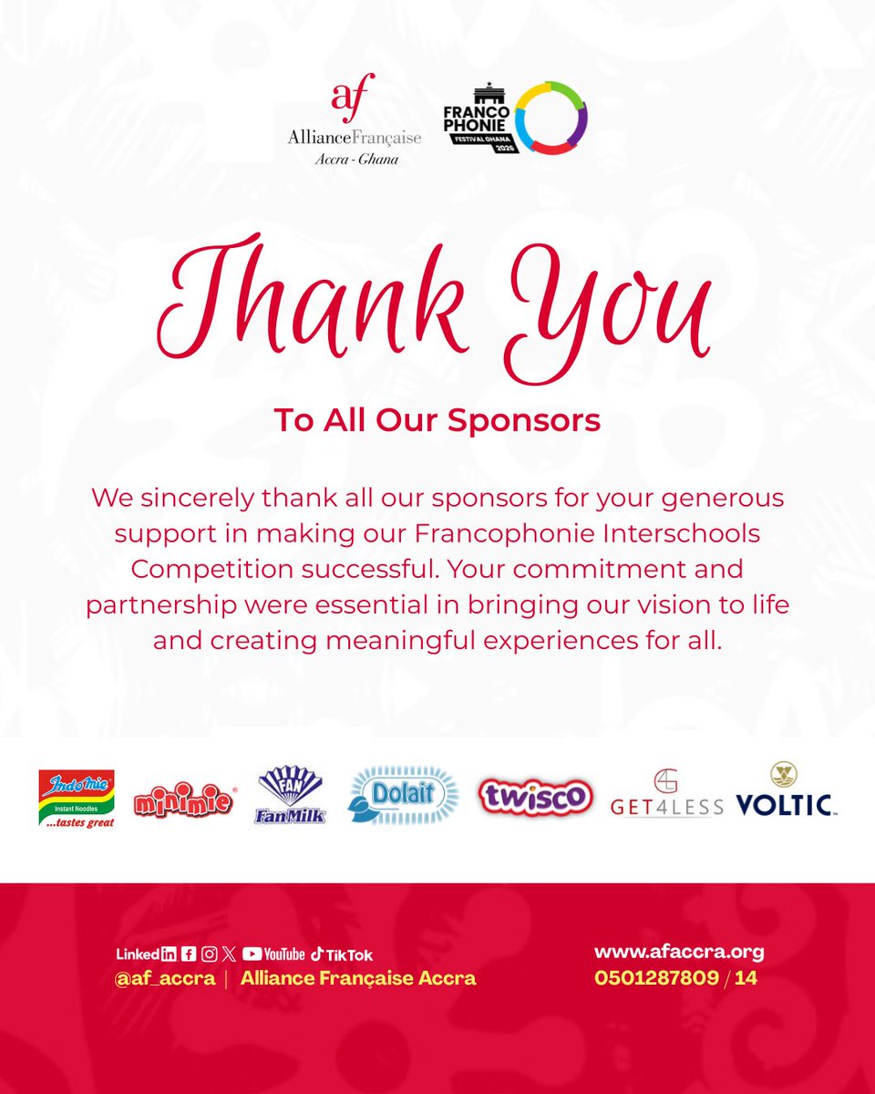 Alliance Française Accra tweet media