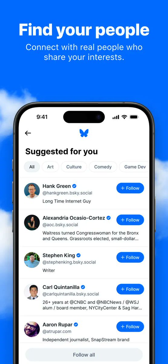 بدأ هجرة مستخدمين X نحو #بلوسكاي
يمكنكم تحميل بلوسكاي من :
غوغل بلاي 

يمكنكم تحميل بلوسكاي من :
غوغل بلاي 
play.google.com/store/apps/det…

آبل ستور
apps.apple.com/dz/app/bluesky…

#الهجرة_إلى_بلوسكاي
#Immigration_to_Bluesky