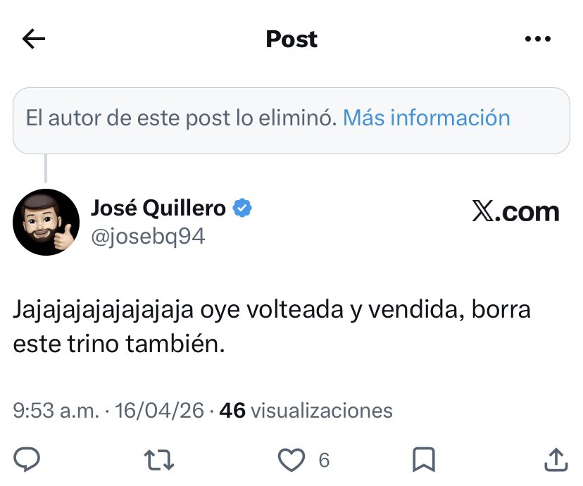José Quillero tweet media