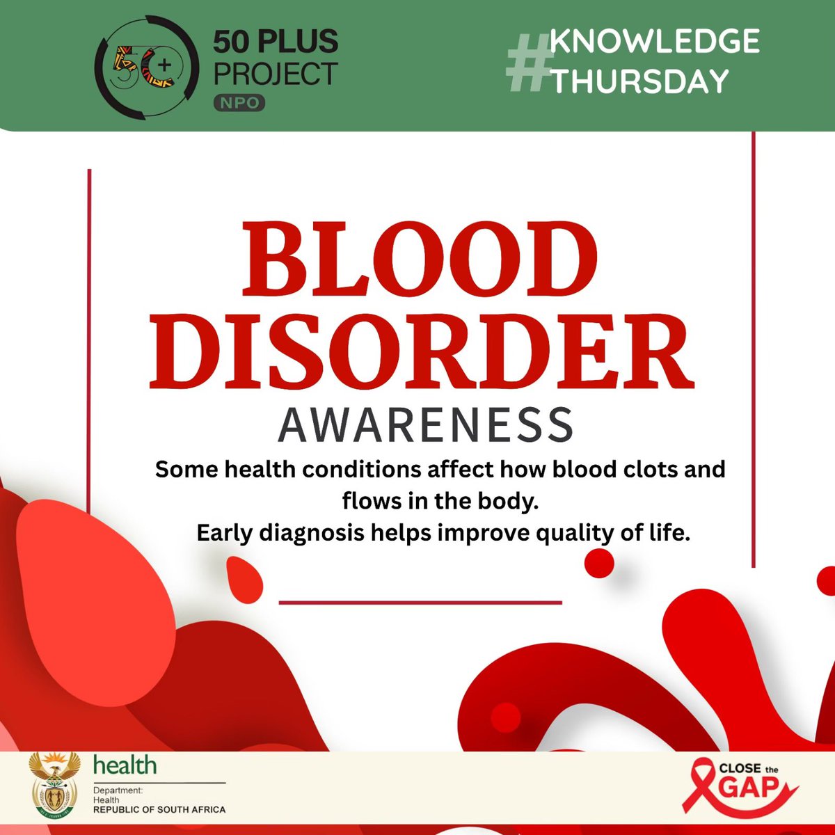 50plusprojects's tweet image. In elderly #Anemia or blood clotting are the common ones best way we can make sure our seniors keep it in-check through regular screening, eating nutrient-dense food along with regular exercise so that they uphold being #50PlusStrong #CloseTheGap #AgeingWithDignity