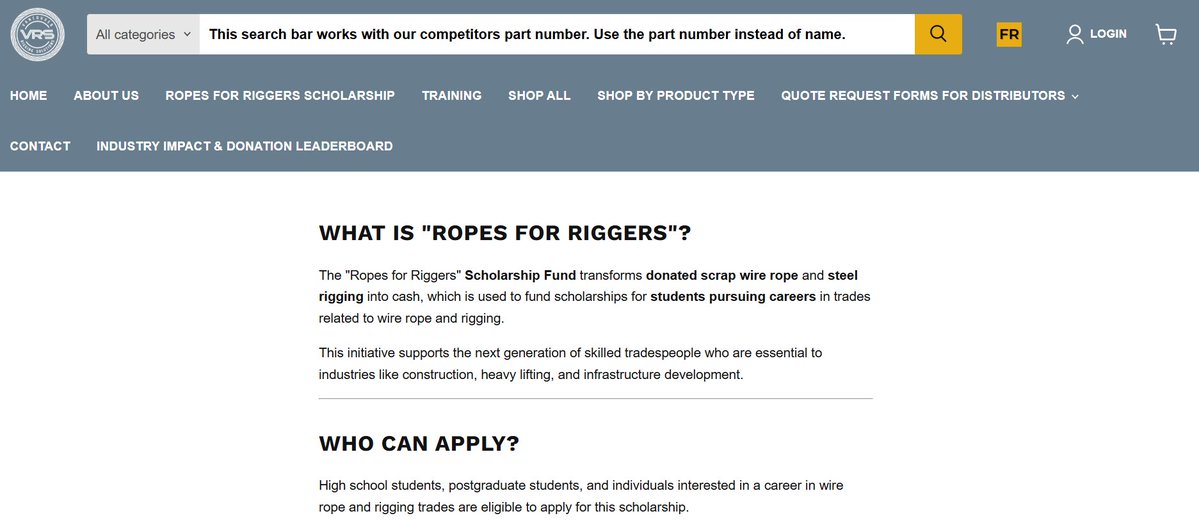 TheWRExchange's tweet image. New on our website at Wire Rope Exchange: Turning Retired Wire Rope Into Workforce Development: The Ropes for Riggers Initiative
wireropeexchange.com/ropes-for-rigg…
#wirerope #liftingequipment #workforcedevelopment