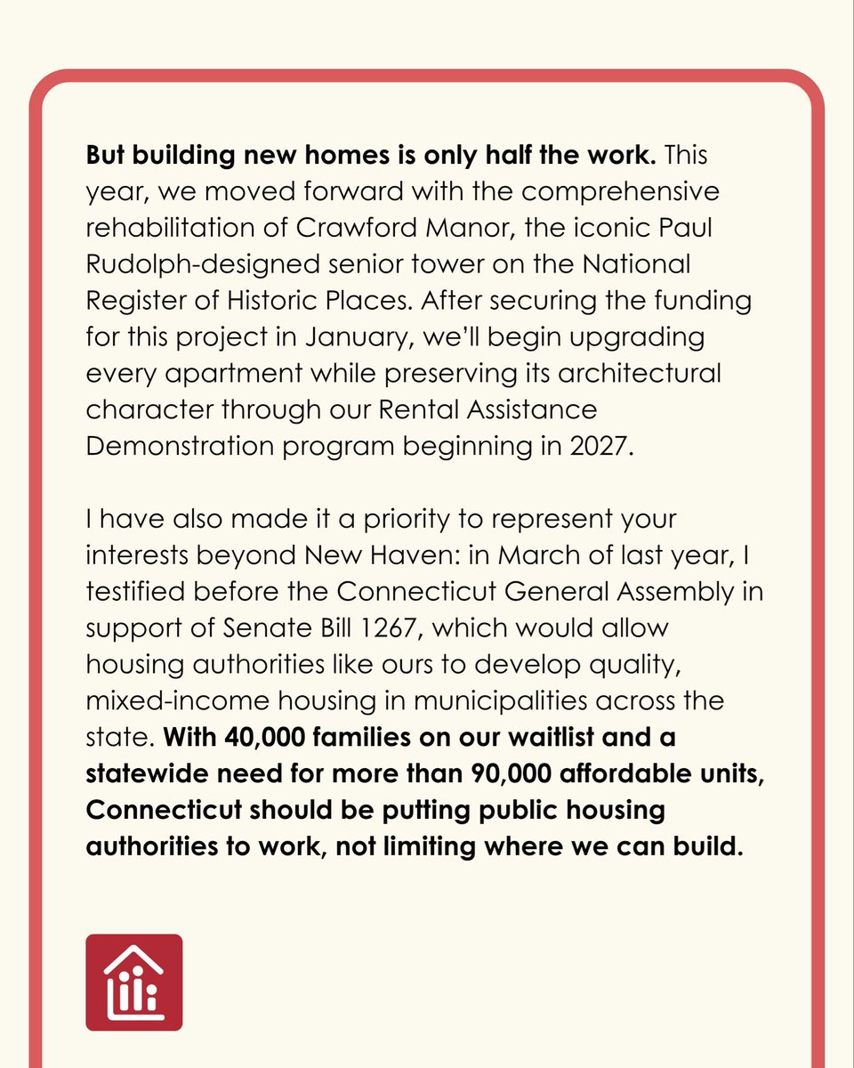 ECCommunities's tweet photo. For Shenae, the work has never just been about buildings. It's about the people inside them and making sure every New Haven resident has a safe, stable place to call home and making excellence a habit. https://t.co/LsYb2UJxBl