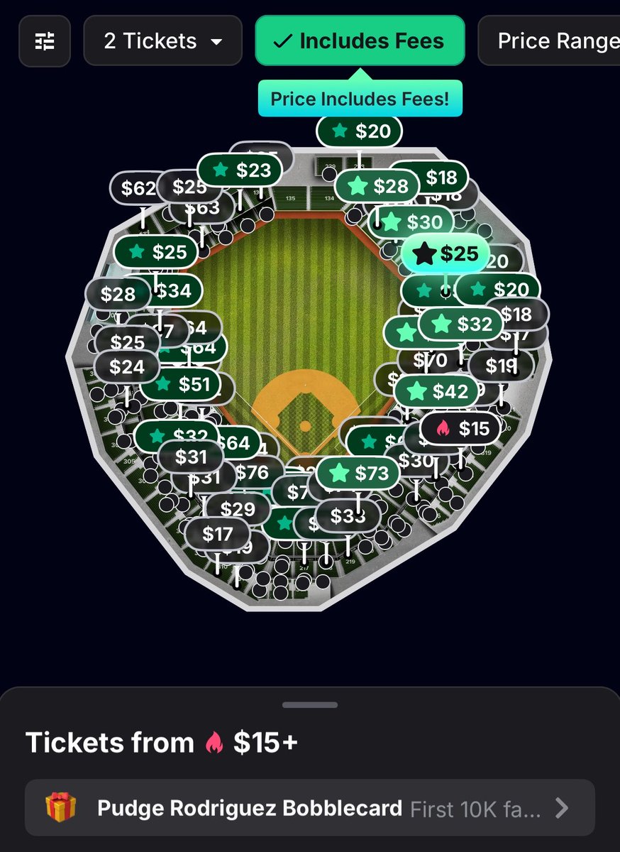 Rangers__Nation's tweet image. Looking to catch a Rangers game this week?

You can get in as low as $15 fees included this Wednesday for the Pudge bobblehead giveaway on @Gametime!

Use code PITCH and take $20 off your first order! #TermsApply #GametimePartner