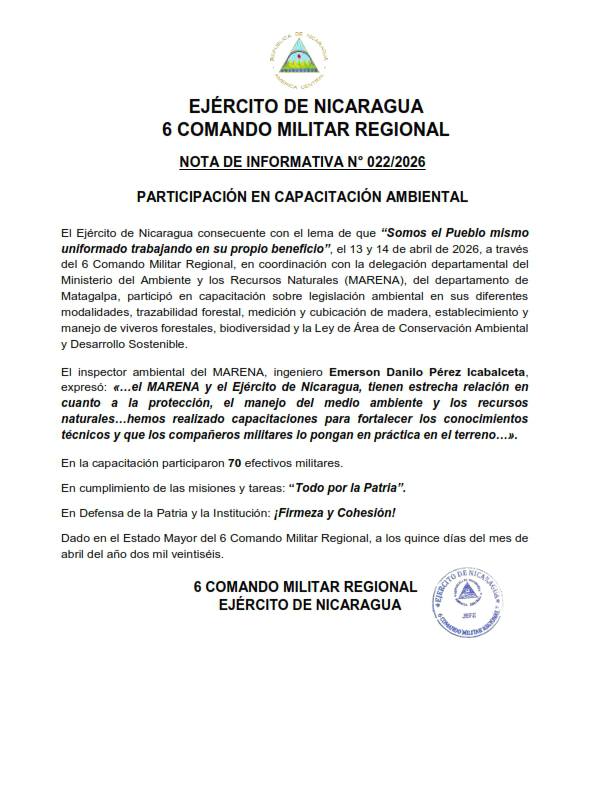 Ejército de Nicaragua tweet media