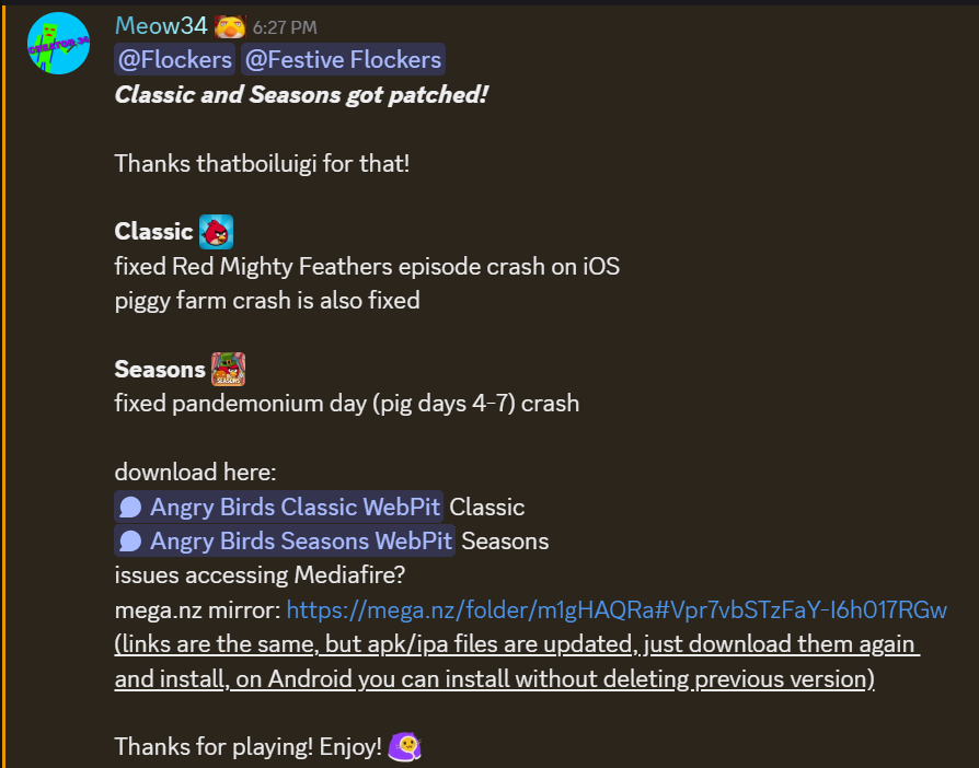 WebPitanie's tweet photo. Classic and Seasons WebPit have both been updated! https://t.co/SjO0KEDCiB