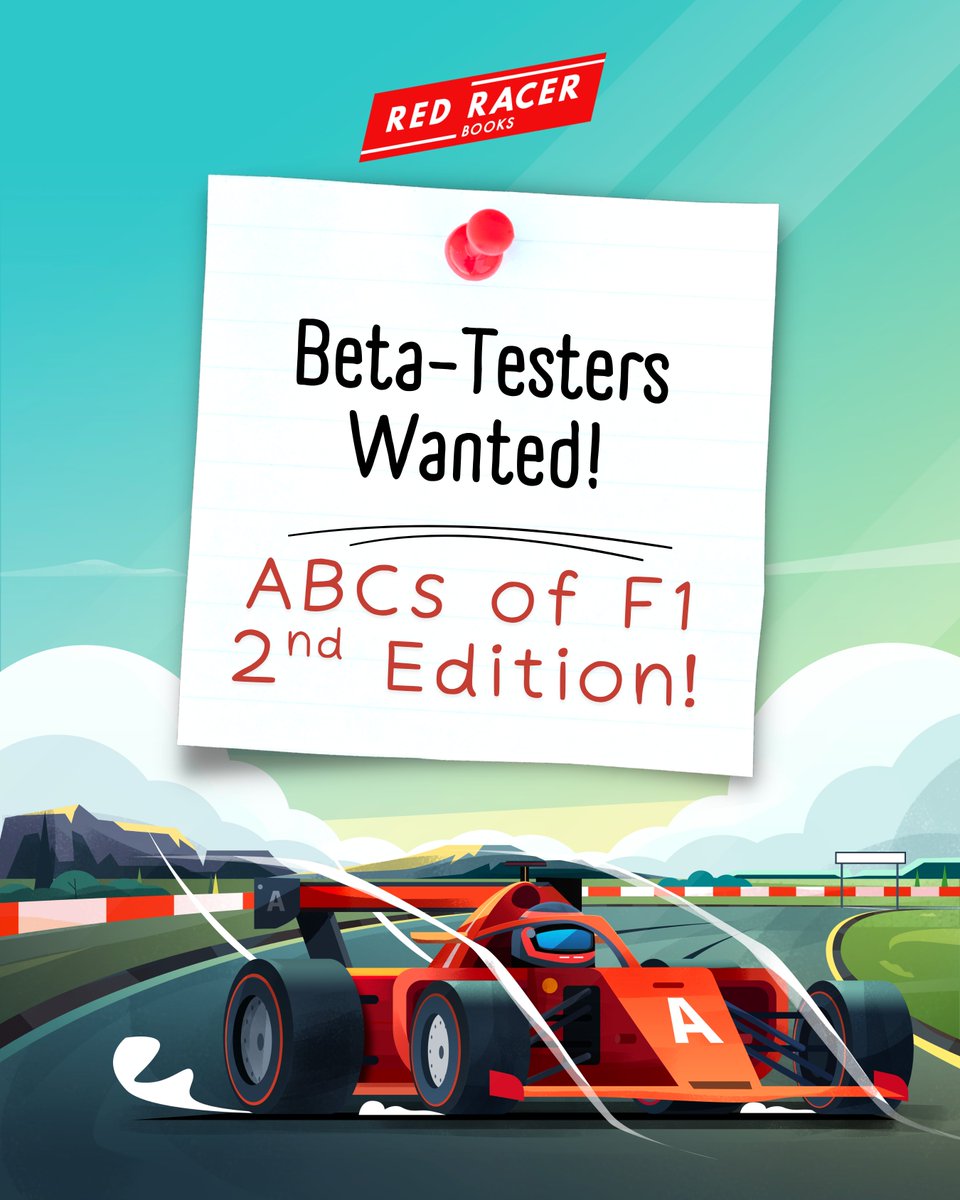 RedRacerBooks's tweet image. 🏁 Our very first #F1 book is getting a 2nd Edition!
The ABCs of Racing: My First Guide to Formula One Racing is getting an upgrade, and I’m looking for beta testers to check it out before it goes to print.

If you want an early look and want to help make the book even better,