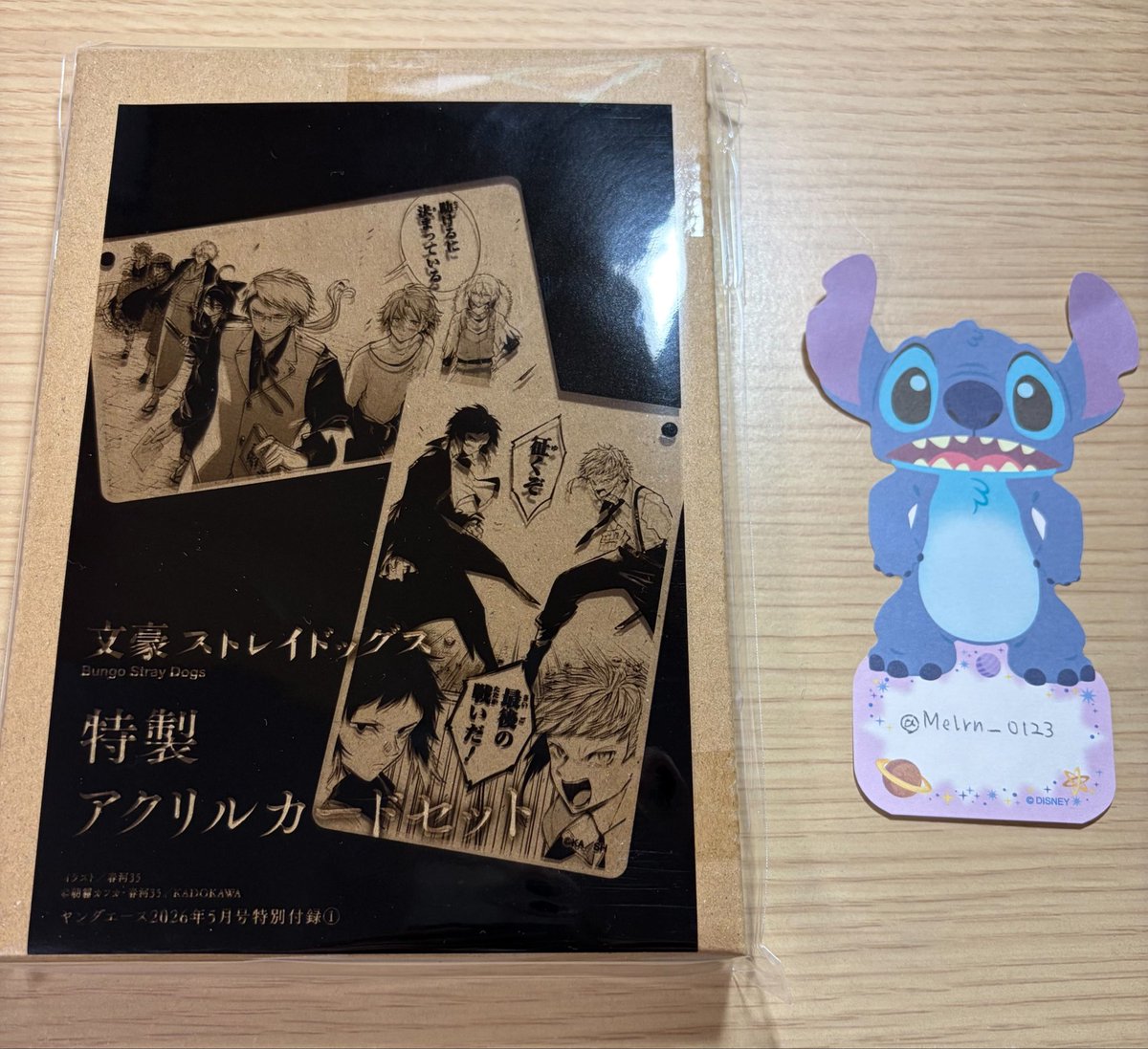 Melrn_0123's tweet photo. 【交換・譲渡】

文スト 文豪ストレイドッグス ヤングエース 5月号 付録 特製アクリルカードセット

譲)アクリルカードセット

求)異種ふょーどる
    または400円（＋送料）

都内手渡しまたは郵送。
異種なんでも検討致します、お気軽にお声掛けください。 https://t.co/vxSxCpAf5Z