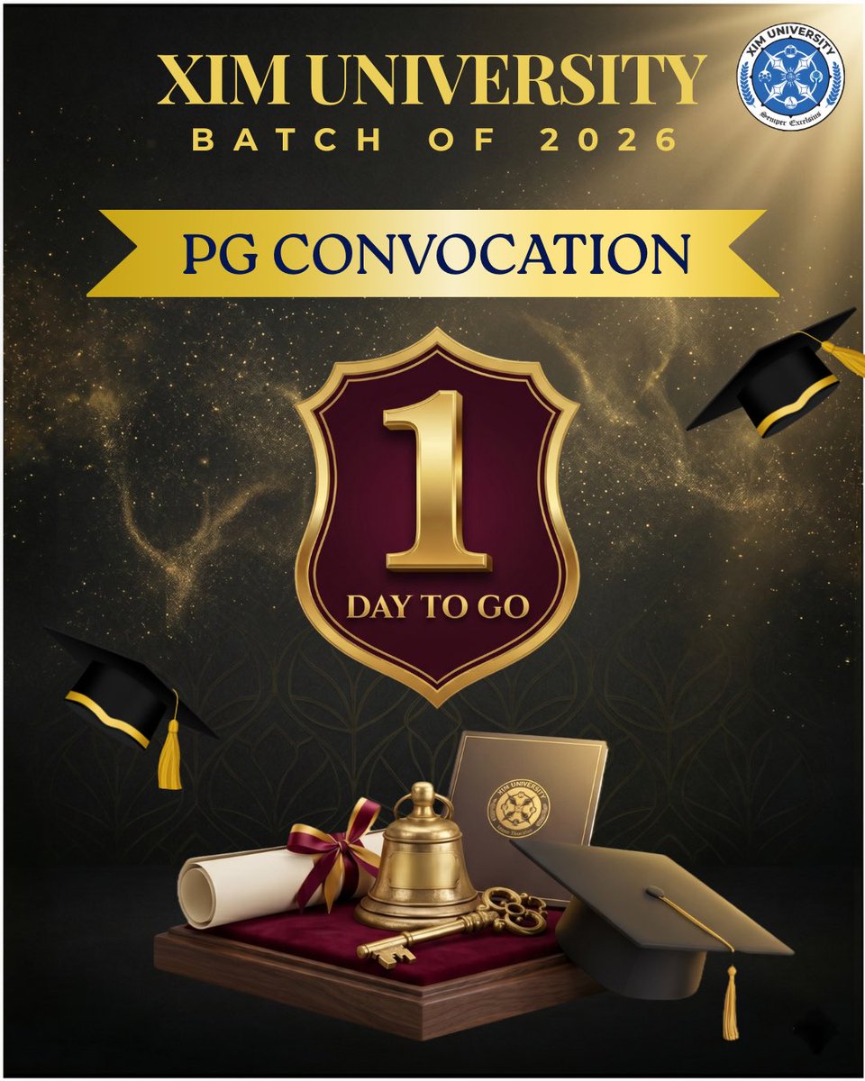 xim_university's tweet image. Education is the weapon to change the world.” - Nelson Mandela
XIM University transformed us from students into leaders. Class of 2026: it’s time to lead with purpose and make our mark. 🎓🚀
#XIMUniversity #ClassOf2026 #Convocation2026 #NewBeginnings