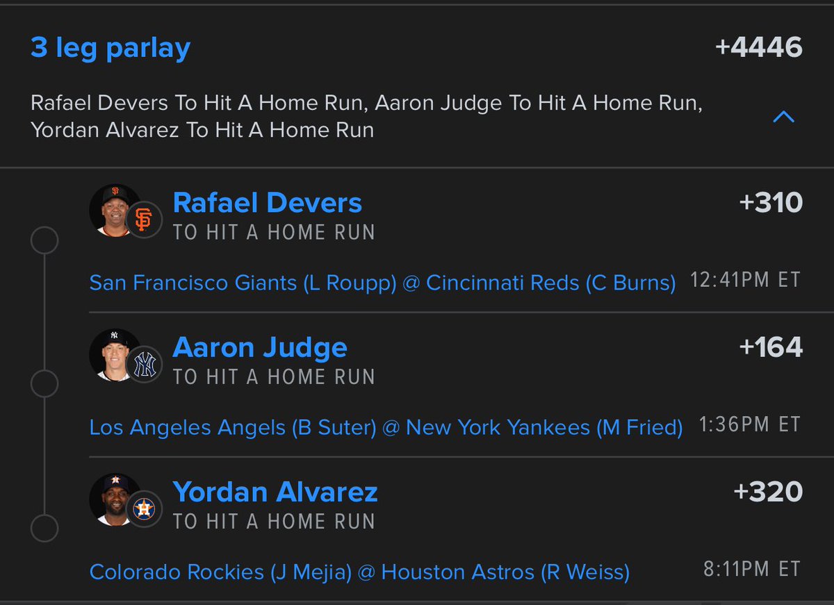 HooveLocks's tweet photo. 400 FOOT NO DOUBTERS 💥

Round robin 2 mans .15u 

$100 to someone who likes/rt &amp; follows when it hits 🫡 https://t.co/oyvLU7O5wh