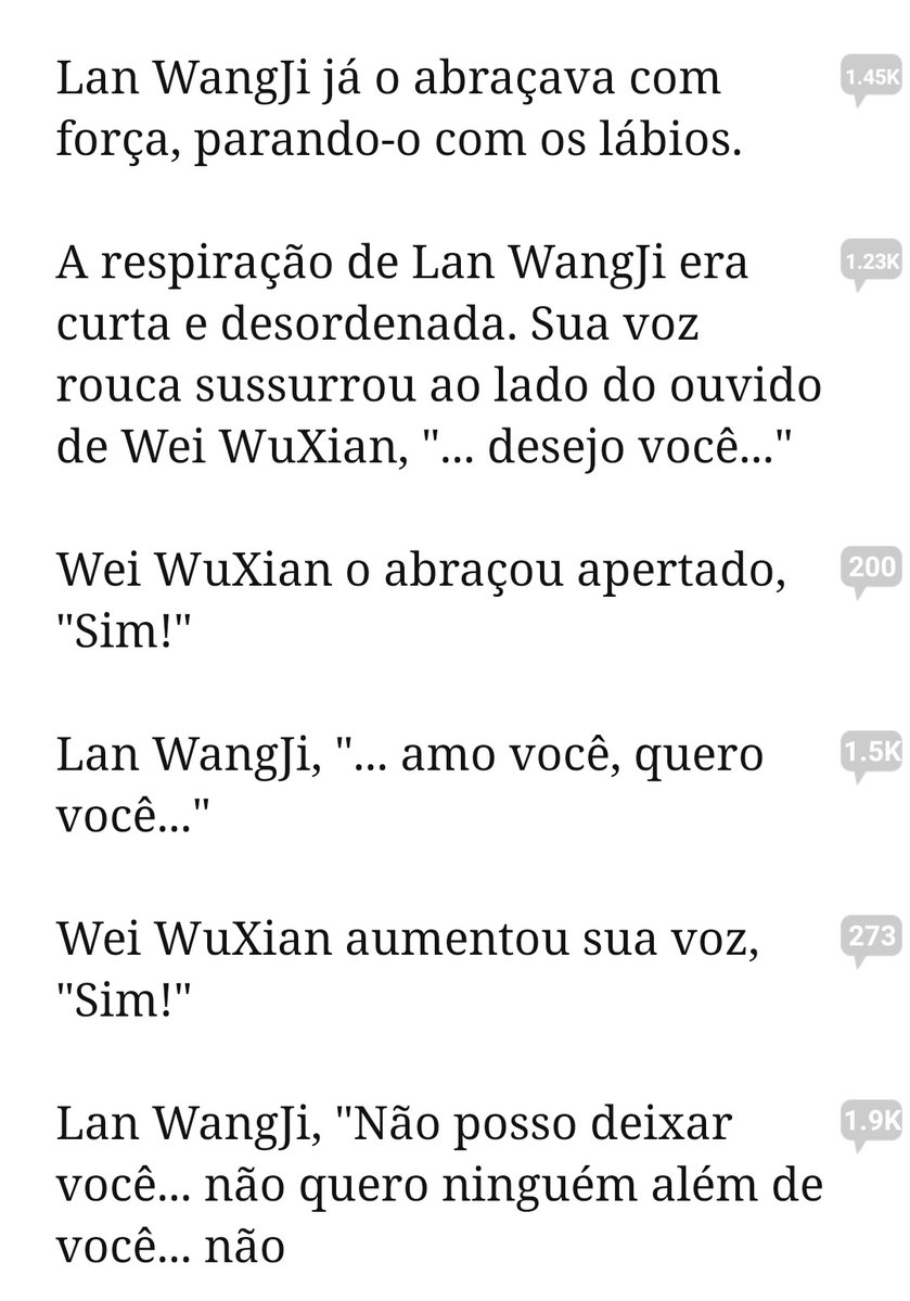 i6gumang's tweet photo. nada, repito, NADA se compara ao que foi o surto do fandom de mo dao zu shi no wattpad na declaração dos wangxian, foi época de OURO.

o tanto de comentários 🗣️ https://t.co/7wYEqwQp3O