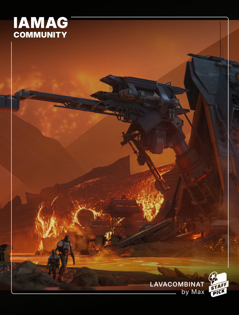 iamagco's tweet image. New IAMAG Community Staff Pick - Lavacombinat by Max

Check the full version and submit your art on IAMAG Community - itsartm.ag/iamag-community

#art #artist #lava #environment #digitalartist #fantasy #iamag #iamagcommunity #digitalart #conceptart