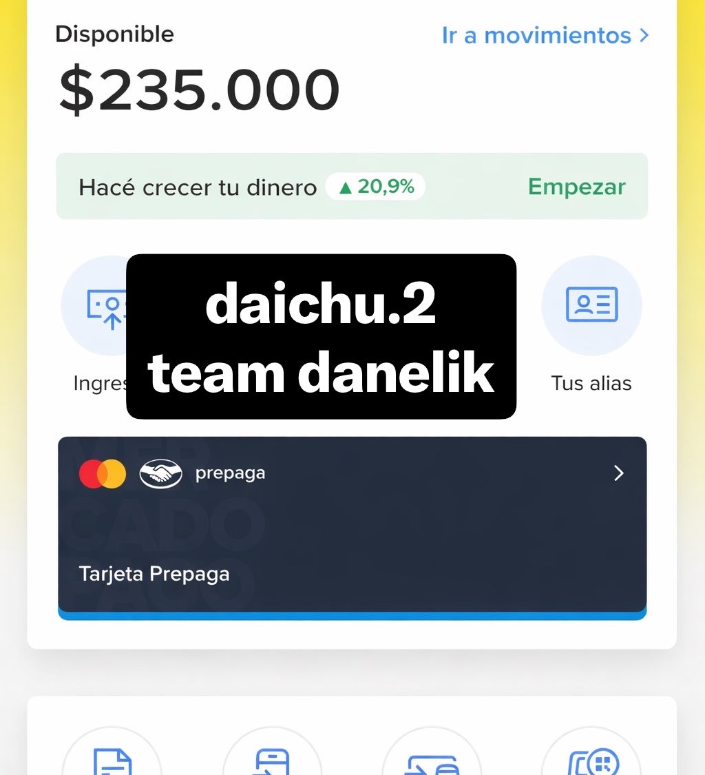 daichuu188's tweet photo. Listo mercado pago cargador por cada nuevo seguidor Rt y comentario con DANELIK Al 9009 le envío 140 votos 

#GranHermano https://t.co/vYMGf900Og