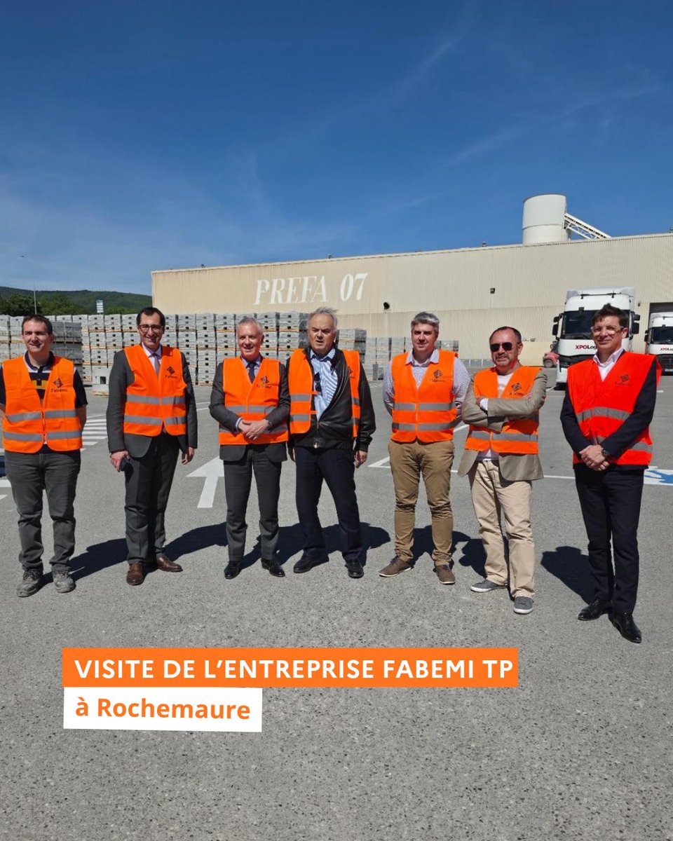 Image de Préfet de l'Ardèche - #Industrie | Visite du site FABEMI TP à Rochemaure : immersion au cœur d’un acteur industriel ardéch